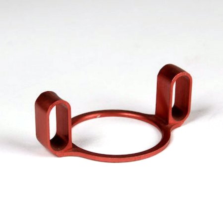 Rood geanodiseerde aluminium beugel
